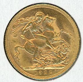 Thumbnail for 1922P Australian George V Gold Sovereign