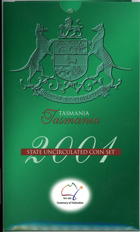 Thumbnail for 2001 Centenary of Federation Three Coin Mint Set - Tasmania