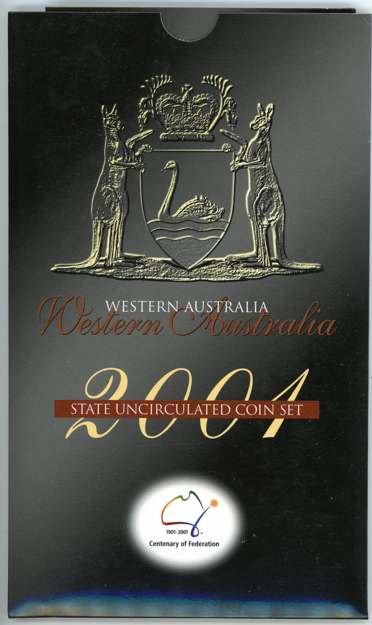 Thumbnail for 2001 Centenary of Federation Three Coin Mint Set - Western Australia