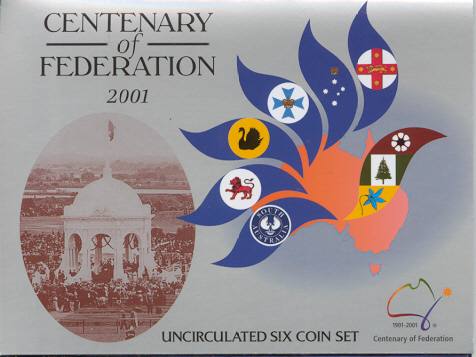Thumbnail for 2001 Centenary of Federation Six Coin Mint Set