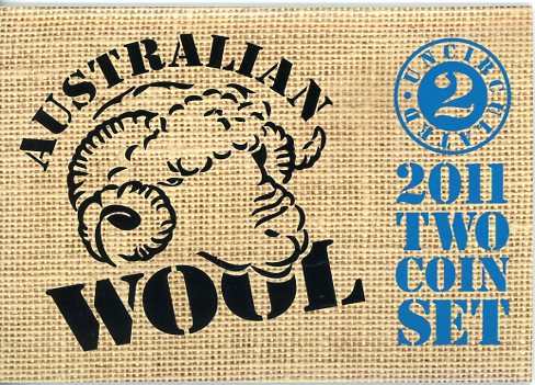 Thumbnail for 2011 Two Coin Mint Set - Australian Wool