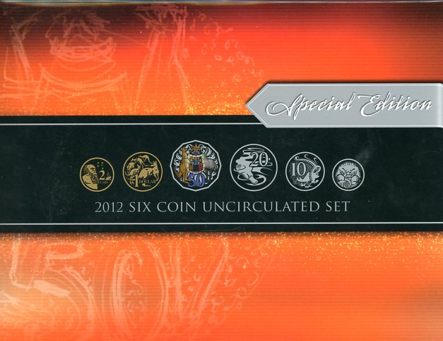 Thumbnail for 2012 Six Coin Mint Set - Special Edition