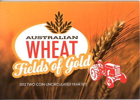 Thumbnail for 2012 Two Coin Mint Set- Australian Wheat Fields of Gold