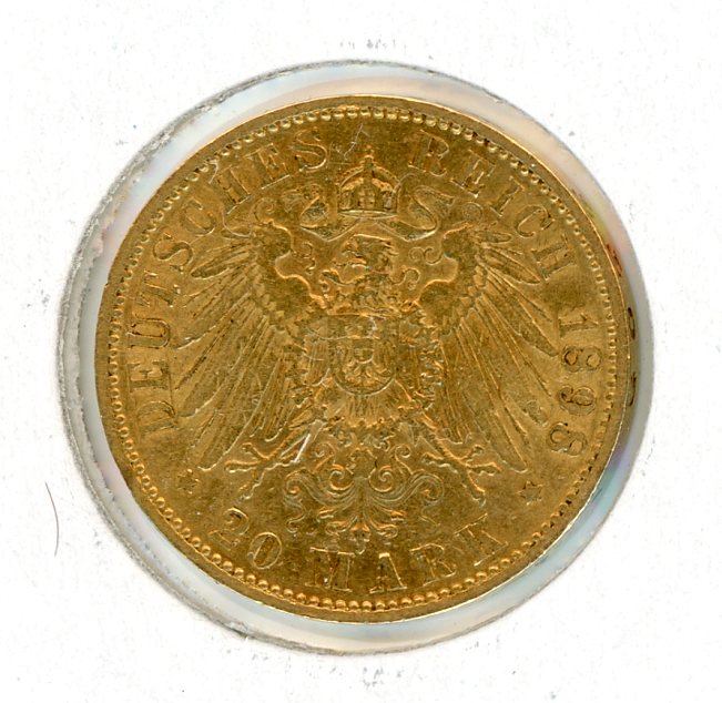 Thumbnail for 1898A German Gold 20 Marks