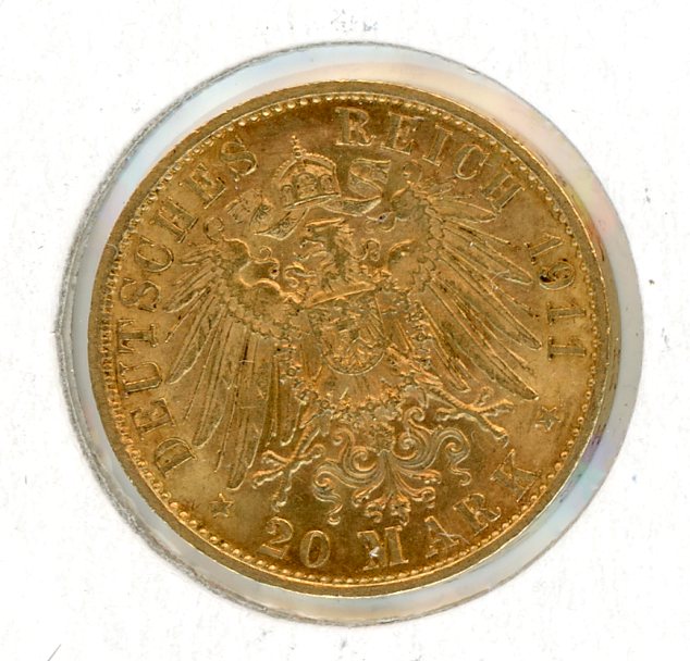 Thumbnail for 1911A German Gold 20 Marks