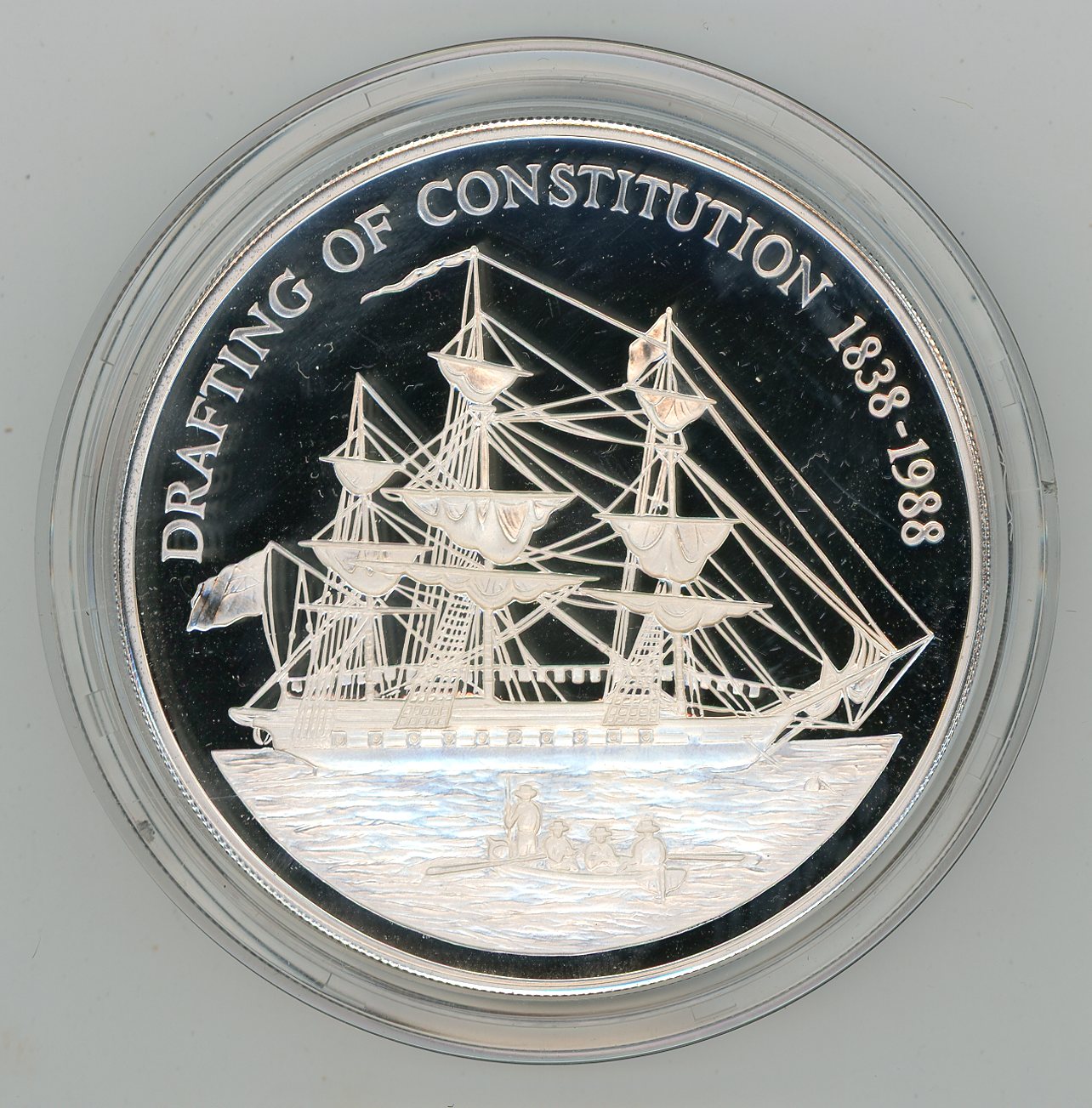 Thumbnail for 1988 5oz Pitcairn Islands $50 Silver Proof .999 Coin