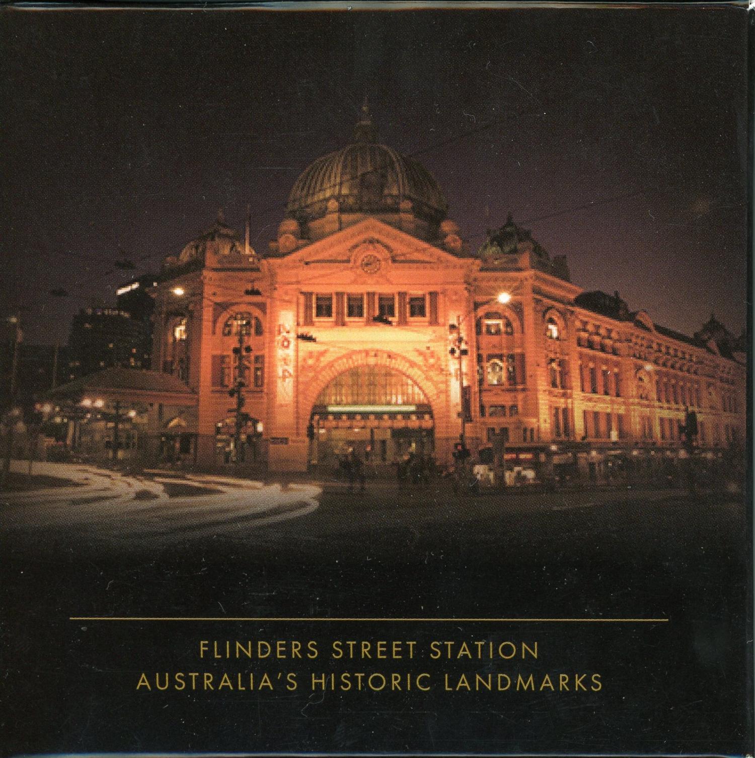 Thumbnail for 2015 Cook Islands 2oz Silver Antiqued Proof Coin - Flinders Street Station