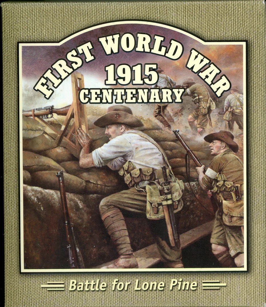 Thumbnail for 2015 Solomon Islands Coloured Silver Proof - First World War Battle for Lone Pine