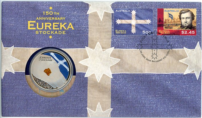 Thumbnail for 2004 150th Anniversary Eureka Stockade with $5 Coin