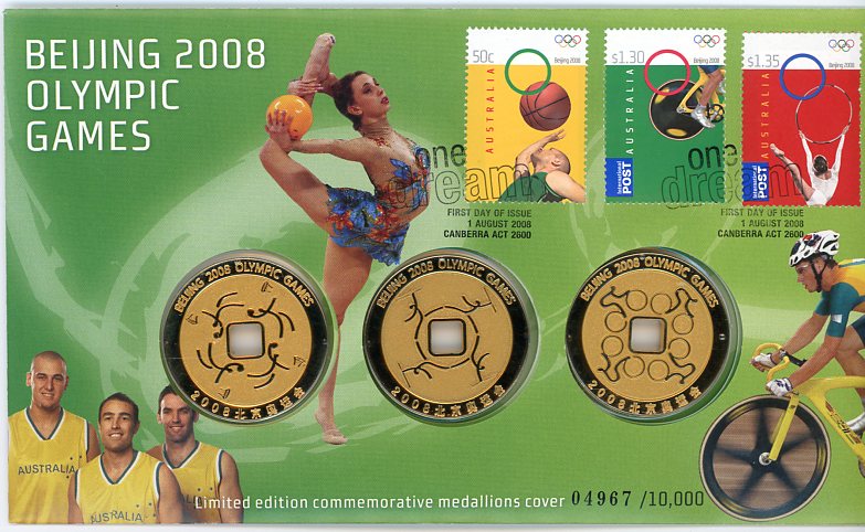 Thumbnail for 2008 Beijing 2008 Olympic Games Medals PNC