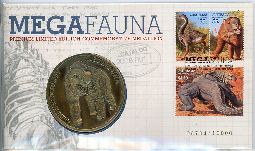 Thumbnail for 2008 Mega Fauna Limited Edition Medallic PNC