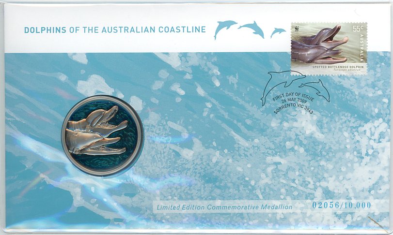 Thumbnail for 2009 Dolphins of the Australian Coastline Medallic PNC