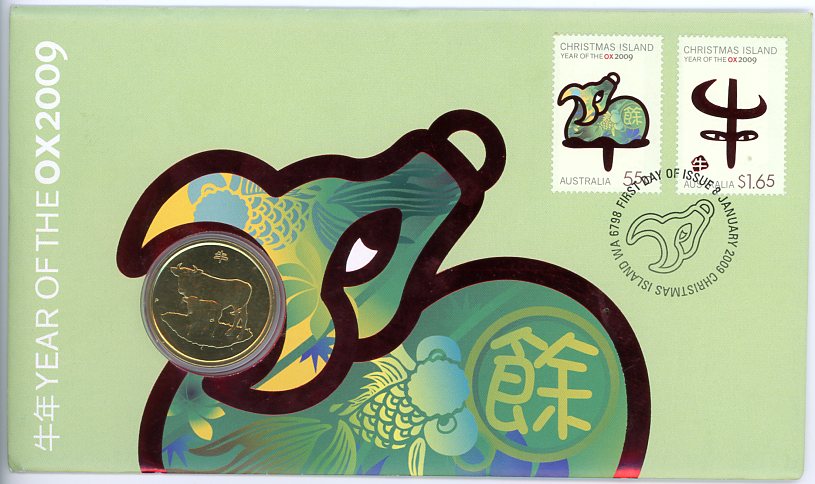 Thumbnail for 2009  Year of the Ox One Dollar PNC Issue 1