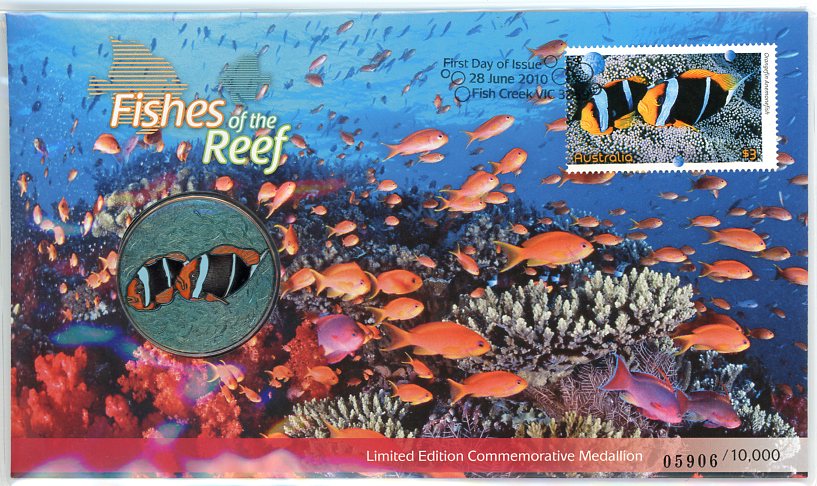 Thumbnail for 2010 Fishes of the Reef Limited Edition Medallic PNC