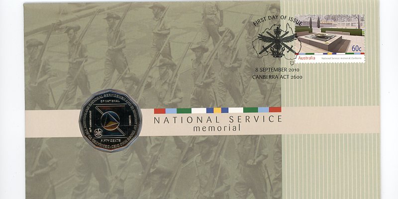 Thumbnail for 2010 Issue 10 National Service Memorial 