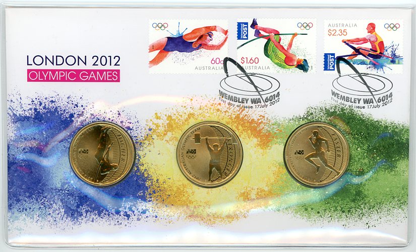 Thumbnail for 2012 Issue 08 - London Olympic Games  3 Coin PNC