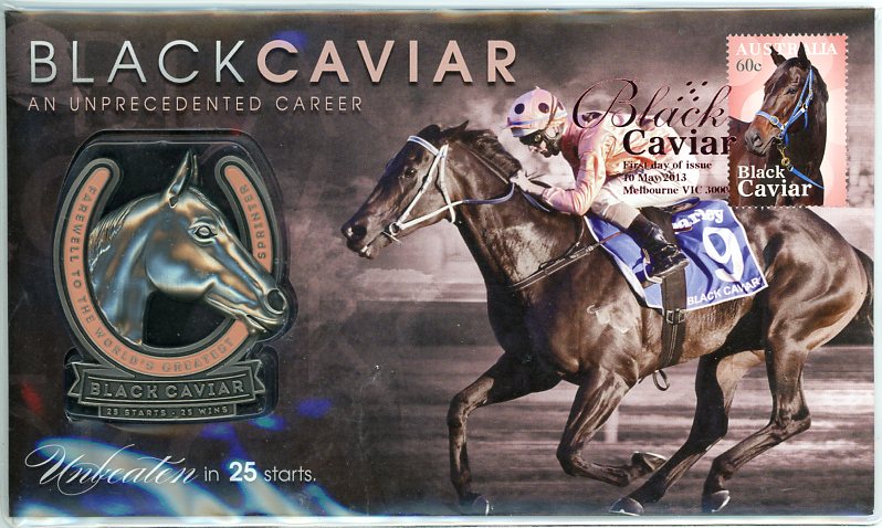 Thumbnail for 2013 Black Caviar Unprecedented Career Medallic PNC