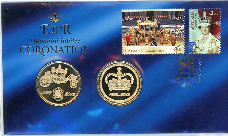 Thumbnail for 2013 Diamond Jubilee Coronation Medallic PNC