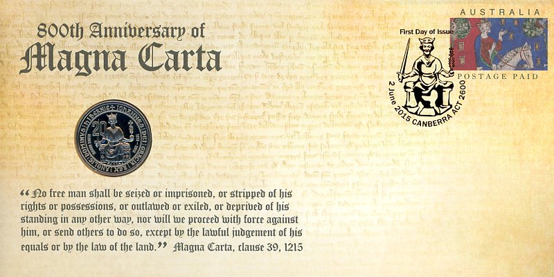 Thumbnail for 2015 Issue 10 800th Anniversary of the Magna Carta