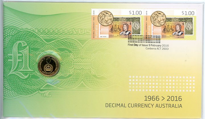 Thumbnail for 2016 Issue 05 Decimal Currency Australia 1966-2016