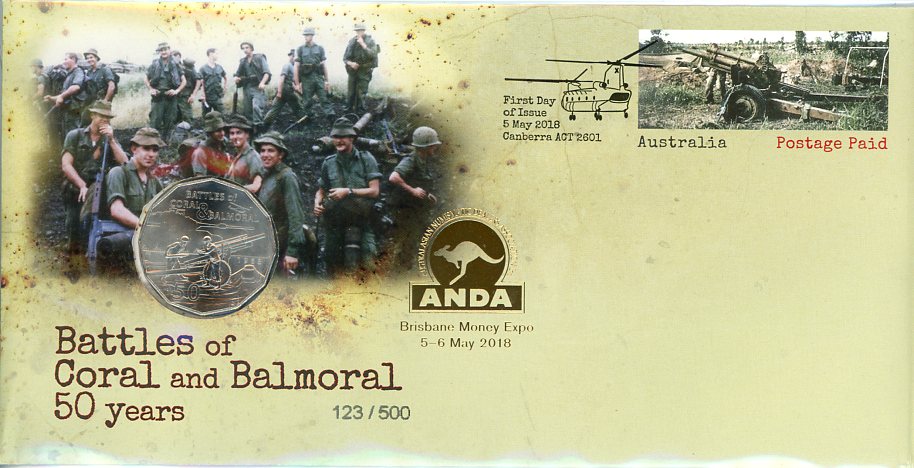 Thumbnail for 2018 Battles of Coral & Balmoral 50 Years ANDA Issue