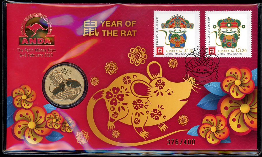 Thumbnail for 2020 Year of the Rat Limited Edition ANDA Perth Money Expo PNC