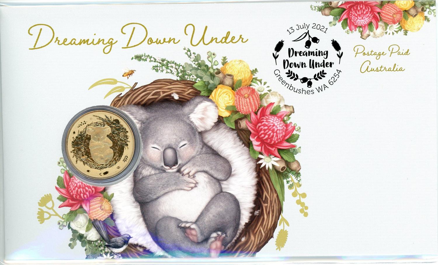 Thumbnail for 2021 Issue 29 - Dreaming Down Under  - Koala PNC with Perth Mint $1