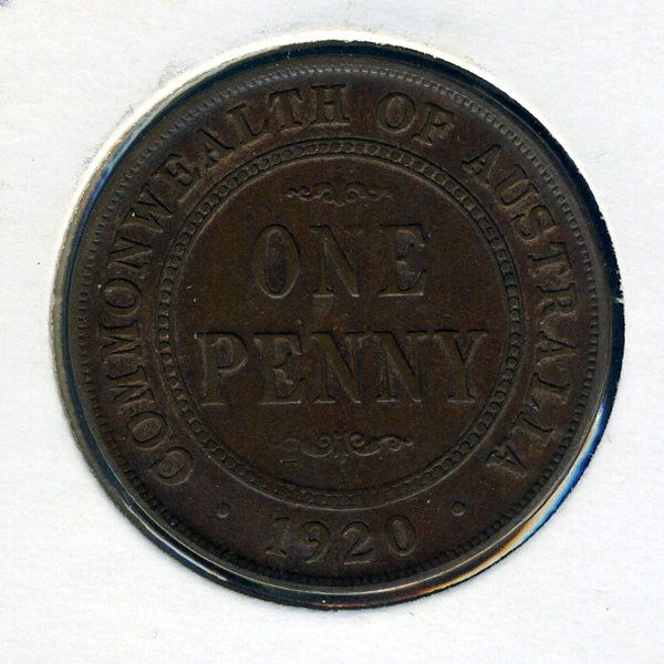 Thumbnail for 1920 Australian Penny - Fine