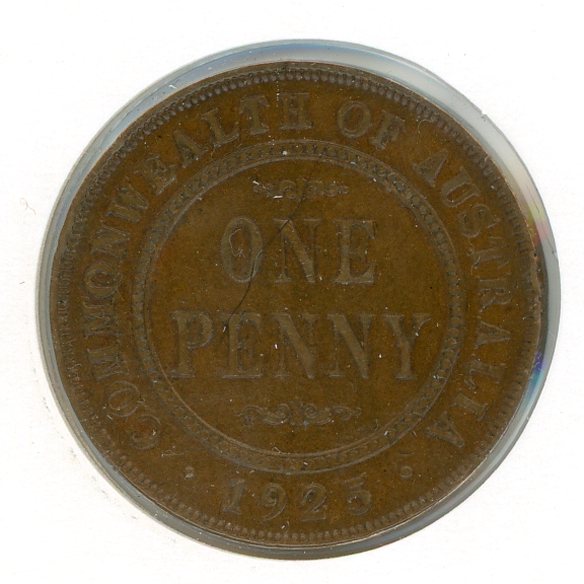 Thumbnail for 1925 Australian Penny aVF (J)