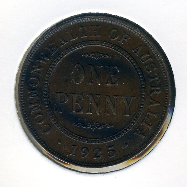 Thumbnail for 1925 Australian Penny - EF