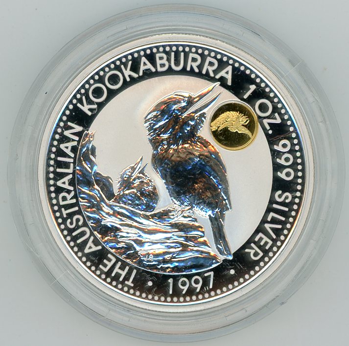 Thumbnail for 1997 1oz Silver Kookaburra - Phoenix Gold Privy Mark