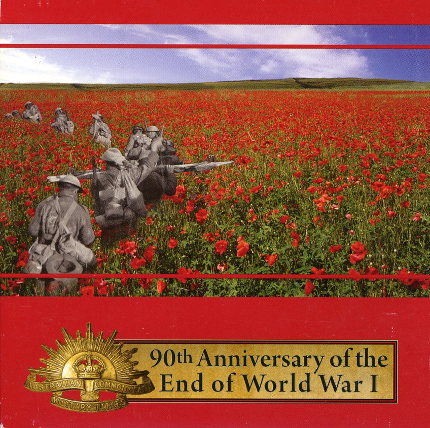 Thumbnail for 2008 90th Anniversary of the End WWI 1oz Coloured Silver Proof