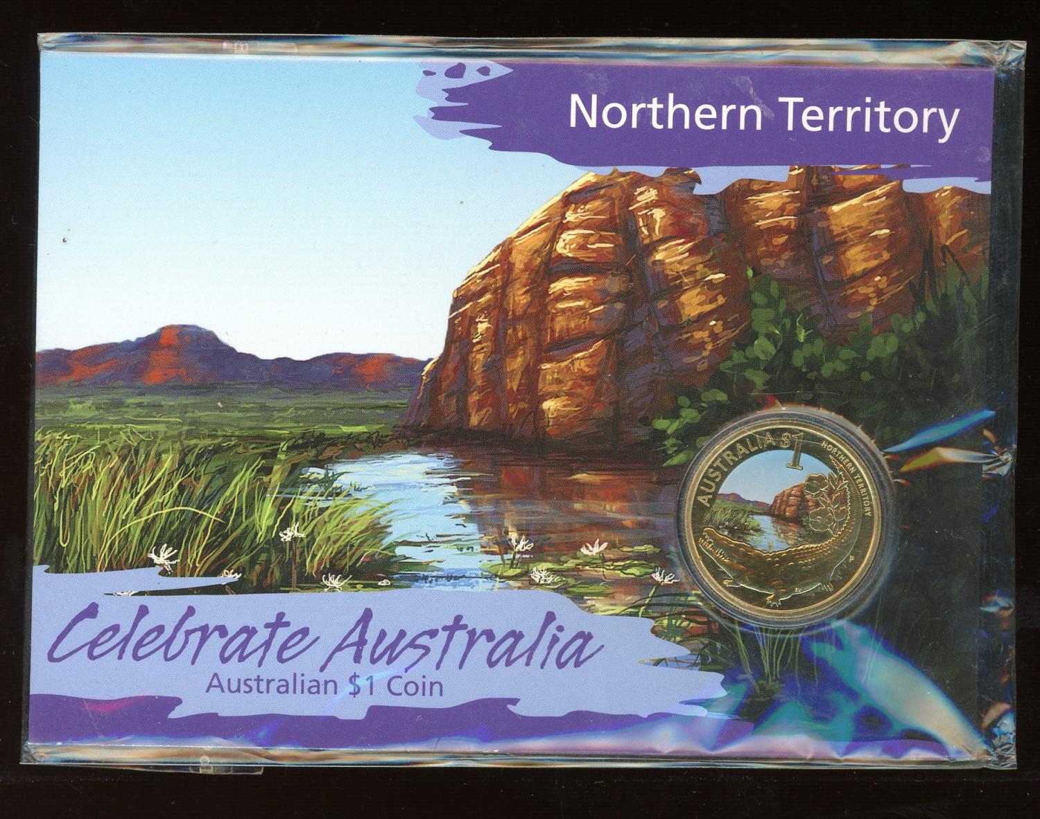 Thumbnail for 2009 Celebrate Australia Coloured Uncirculated $1 Coin - Northern Territory