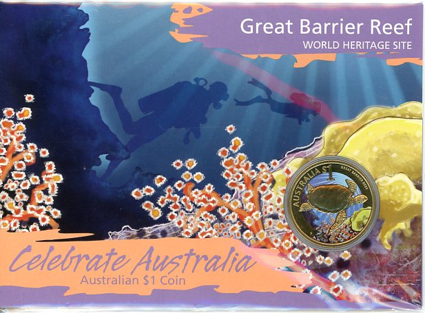 Thumbnail for 2010 Celebrate Australia Coloured Uncirculated - Great Barrier Reef