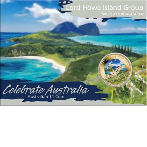 Thumbnail for 2012 Celebrate Australia Coloured Uncirculated $1 - Lord Howe Island Group