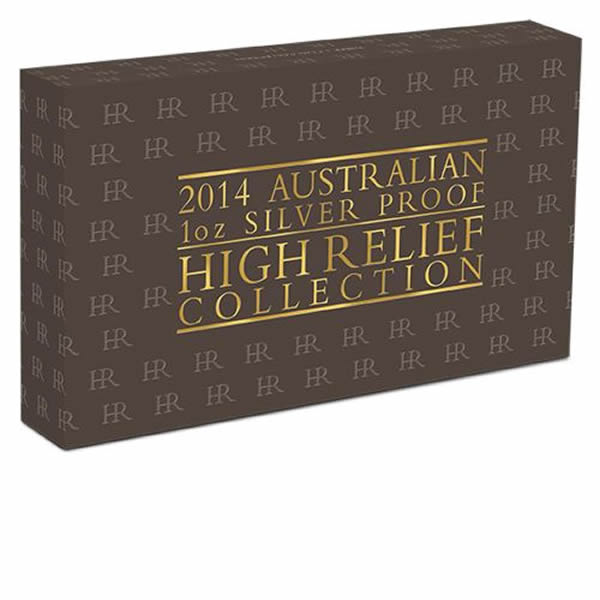 Thumbnail for 2014 Australian High Relief Silver Proof Three Coin Collection