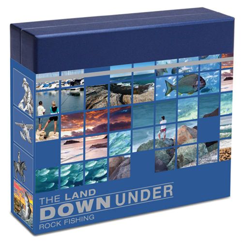 Thumbnail for 2014 The Land Down Under 1oz Coloured Silver Proof - Rock Fishing