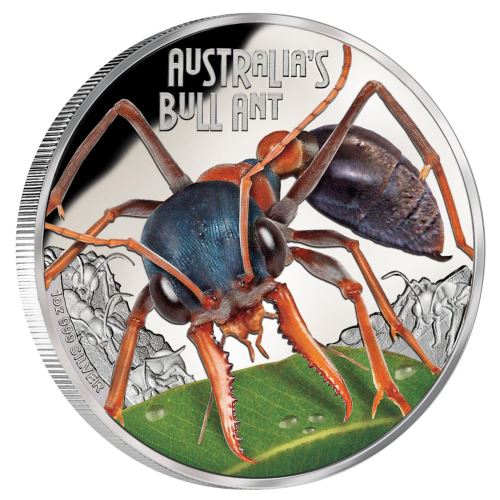 Thumbnail for 2015 Tuvalu Australian Bull Ant 1oz Coloured Silver Proof