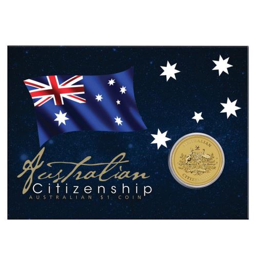 Thumbnail for 2019 $1 Australian Citizenship Coin on Card