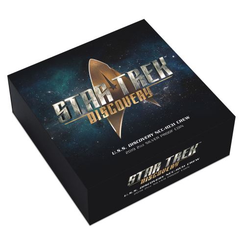 Thumbnail for 2019 Star Trek Discovery Crew 2oz Coloured Silver Proof Coin