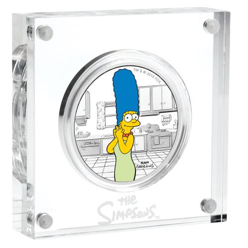 Thumbnail for 2019 The Simpsons Marge 1oz Coloured Silver Proof Coin