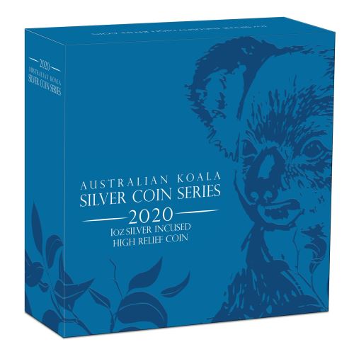 Thumbnail for 2020 Australian Koala 1oz Silver Incused High Relief Coin
