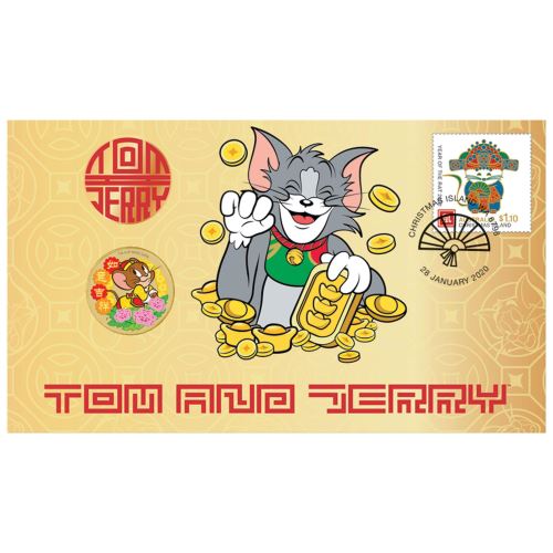 Thumbnail for 2020 Issue 3 - Tom & Jerry Stamp and Coin Cover PNC