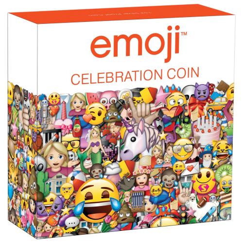 Thumbnail for 2020 1oz Silver Proof Coin - Emoji Celebration 