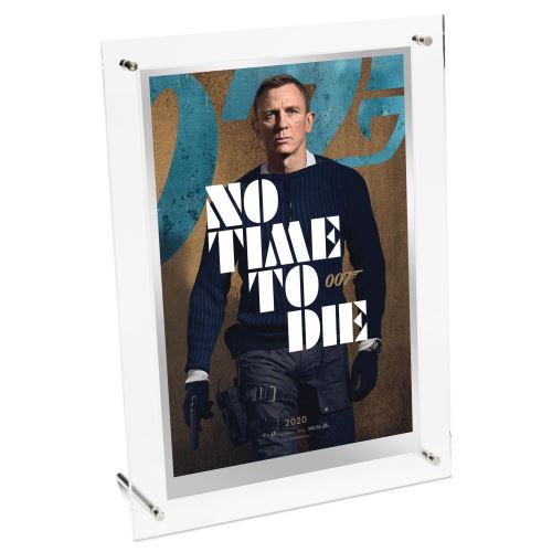 Thumbnail for 2021 James Bond No Time To Die Movie Poster 35g Silver Foil - Collector’s Edition