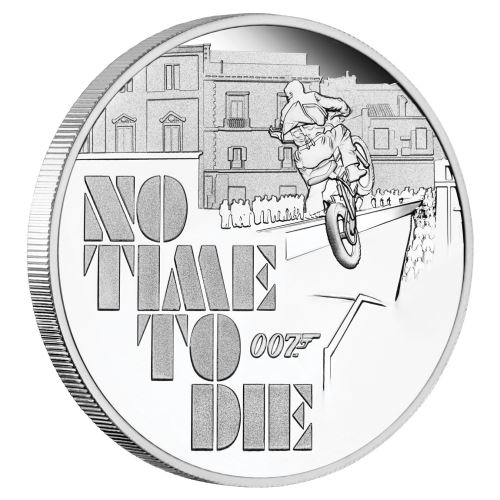 Thumbnail for 2020 James Bond No Time To Die 1oz Silver Proof Coin