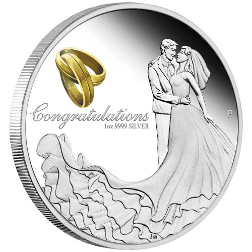 Thumbnail for 2021 Wedding 1oz Silver Coin