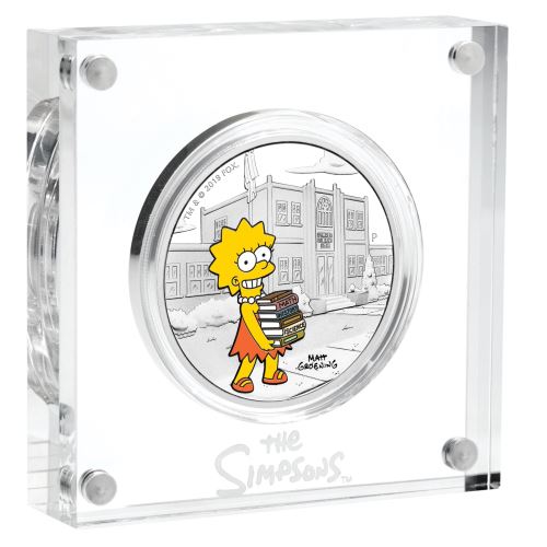 Thumbnail for 2019 1oz Silver Proof Coin - The Simpsons Lisa