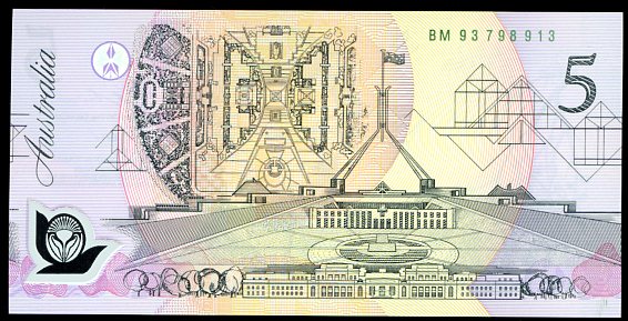 Thumbnail for 1993 $5 Uncirculated BM93 798913 