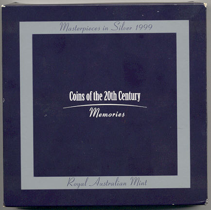 Thumbnail for 1999 Masterpieces In Silver Proof Set - Coins of the 20th Century